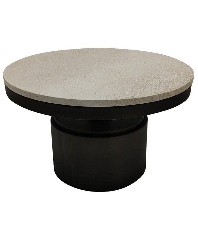 Bregt coffeetable low beige marble