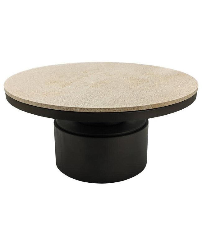Bregt coffeetable high beige marble