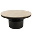 Bregt coffeetable high beige marble