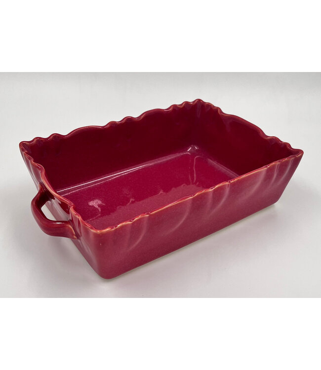MOOVE - Ovenschaal Rechthoek 25x18x7 - Rouge Cendré
