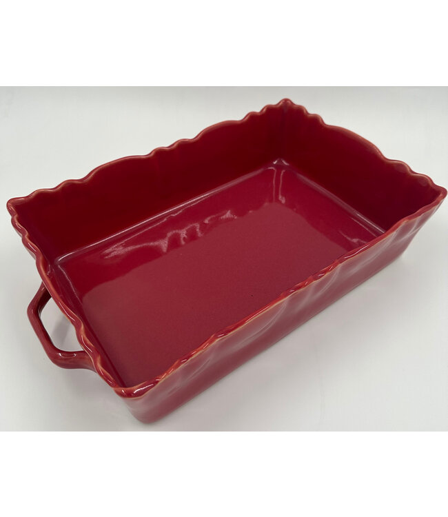 MOOVE - Ovenschaal Rechthoek 32x25x8 - Rouge Cendré