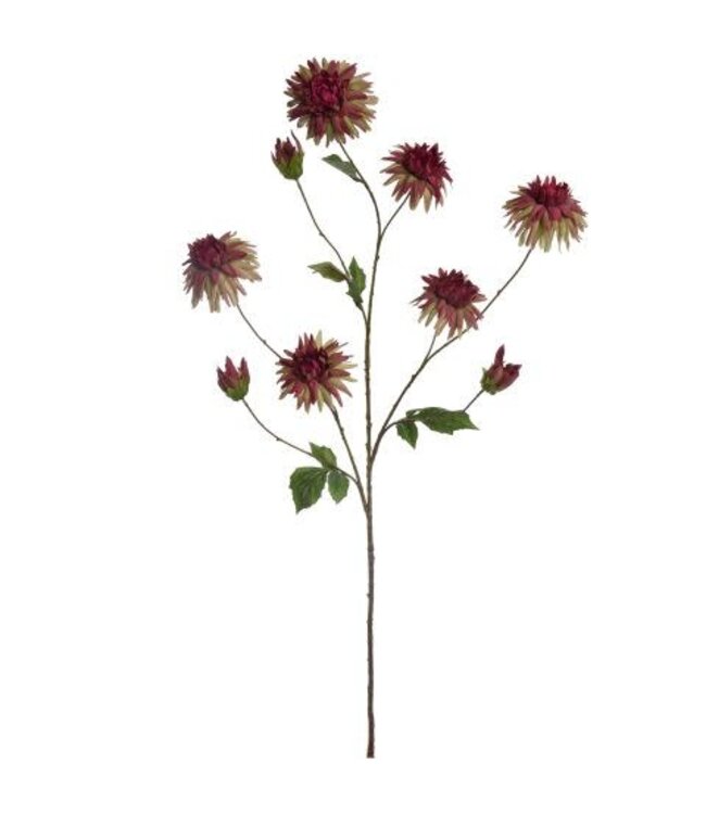 Large Dahlia 127 cm – Zijden dahlia in bordeauxrood