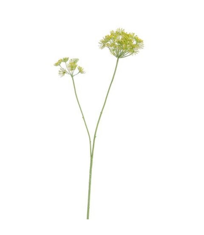 Large Anethum 105 cm – Zijden schermbloem-tak in geel