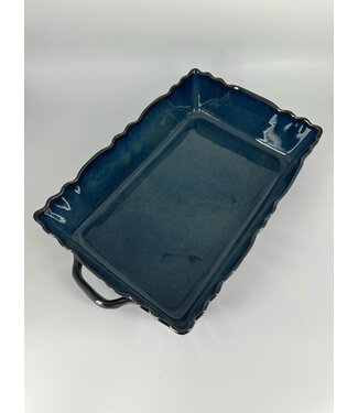 MOOVE - Ovenschaal Rechthoek 37x25x8 - Blue Abysse