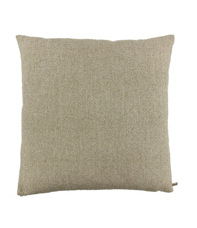 Claudi Claudi sierkussen Riley 50x50 cm – linnenkleur met grove structuur