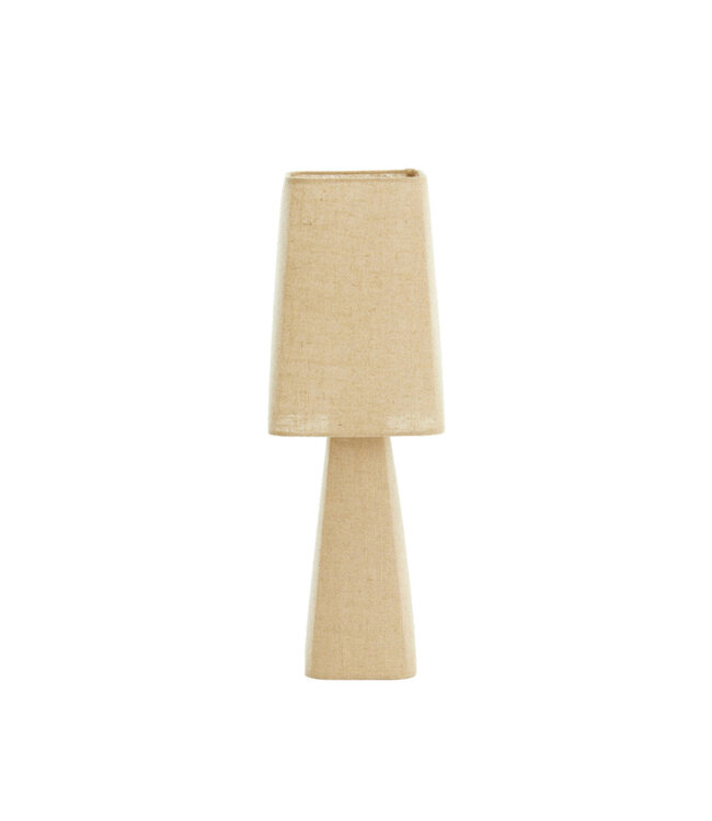 Tafellamp 20x20x58 cm MIKKO linnen  naturel