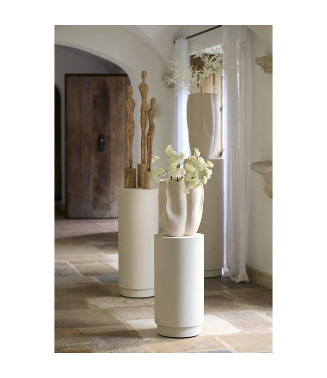 Zuil Ø30x80 cm ALARIOS crème