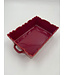 MOOVE - Ovenschaal Rechthoek 25x18x7 - Rouge Cendré