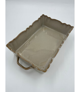 MOOVE - Ovenschaal Rechthoek 32x22x8 - Creme Argile