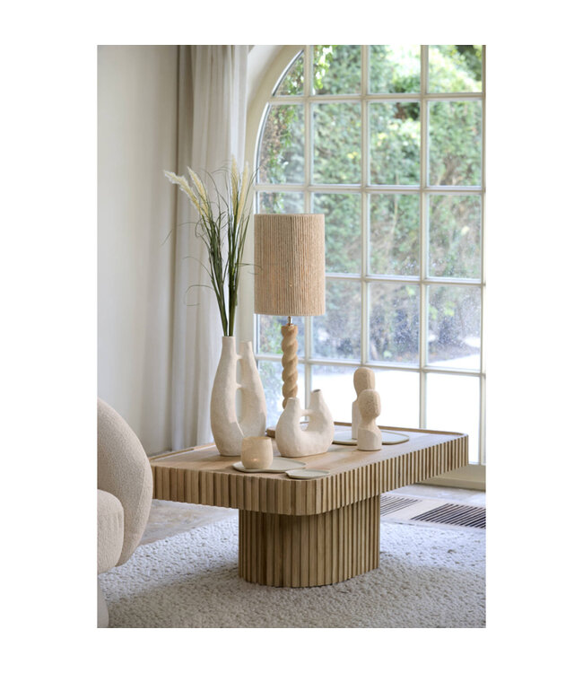 Lampvoet Ø15x45 cm NANNO hout mat  naturel