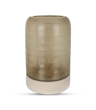 Bombyxx Kogan L Windlicht Smoke 30cm