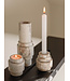 Bombyxx Taos Candle Holder – Hoogte 7,5 cm, Breedte 7 cm, Lengte 7 cm, Morchana marmer