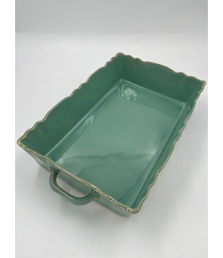 MOOVE - Ovenschaal Rechthoek 37x25x8 - Emeraude Bleue