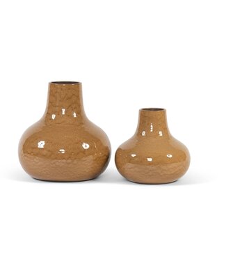 Bottle oker glazed (⌀ 33 x 30 cm)