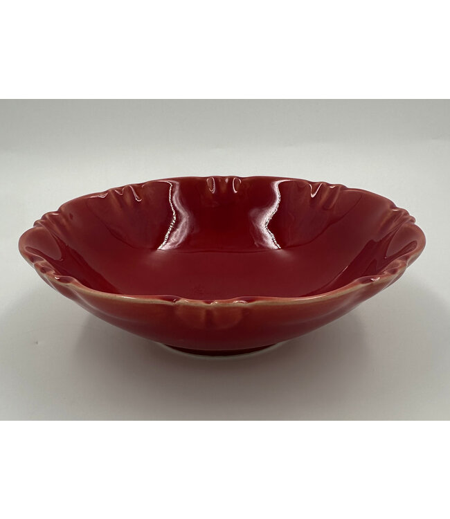 MOOVE - Bowl 18x6 - Rouge Cendré – Portugese keramieken kom in warme roodtint