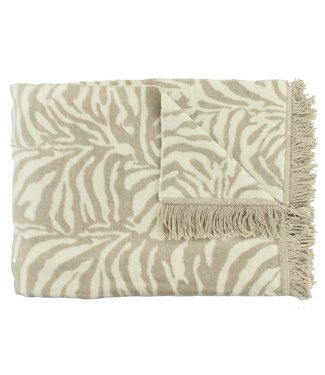 Claudi Plaid Zebby 150x200 cm Stone