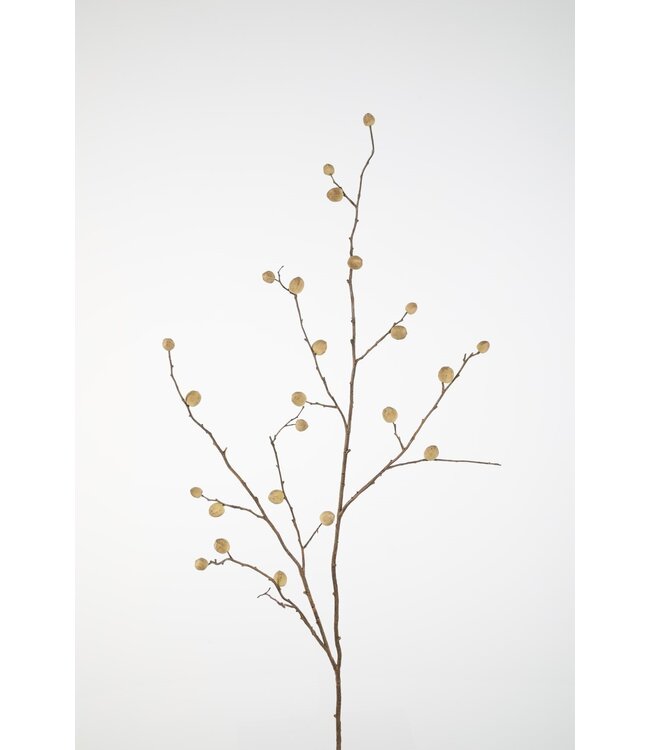 Berry Pod Spray kunsttak – zijden bessentak 146 cm hoog