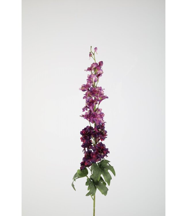 Delphinium Stem kunsttak paars – zijden bloem 102 cm hoog