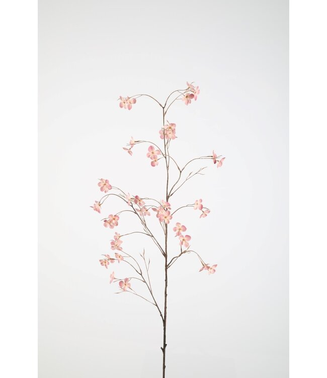 Floral Stem zijden bloem oudroze – kunsttak 112 cm hoog
