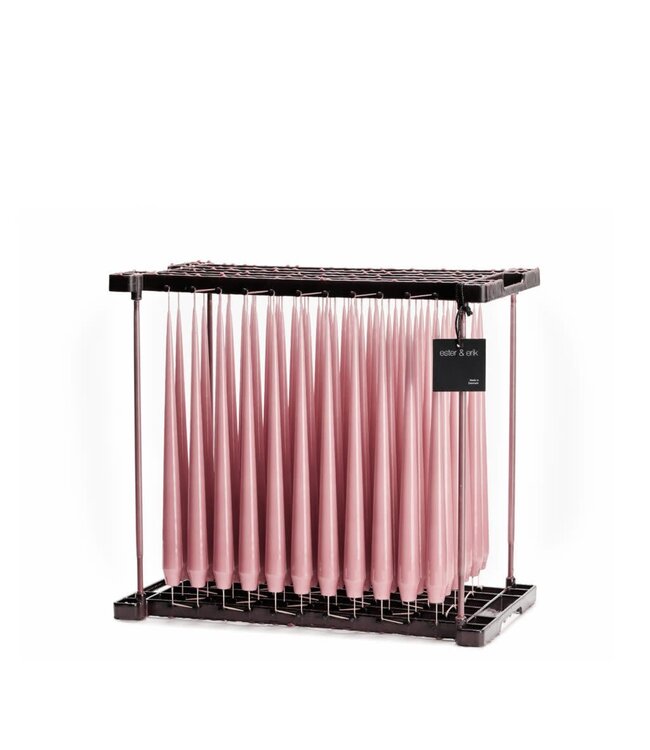 ester&erik Ester & Erik klassieke dinerkaars 32 cm in Old Rose, 100% paraffine, katoenlont, brandtijd ca. 8 uur