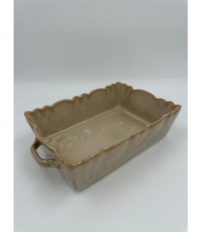MOOVE - Ovenschaal Rechthoek  25x18x7 - Creme D'argile