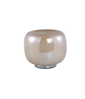 Mexx Liver round glass vase large on base