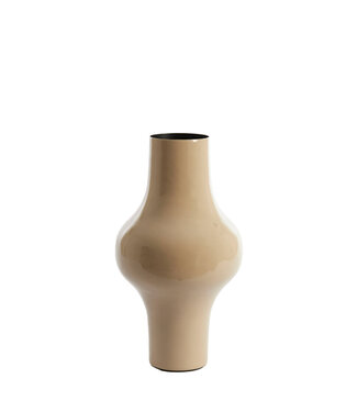 Vaas Ø22x40 cm SIDDO shiny taupe