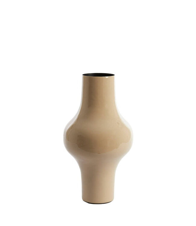 Vaas Ø22x40 cm SIDDO shiny taupe