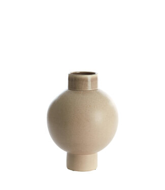 Vaas  Ø28x38 cm ZELLA  keramiek  sand