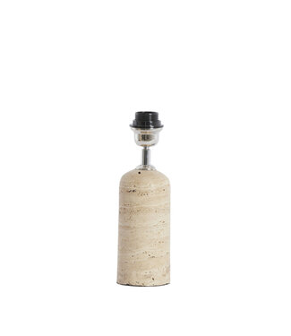 Lampvoet  Ø9x18 cm MALKAI travertine sand