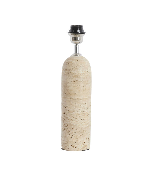 Lampvoet  Ø9x28 cm MALKAI travertine sand