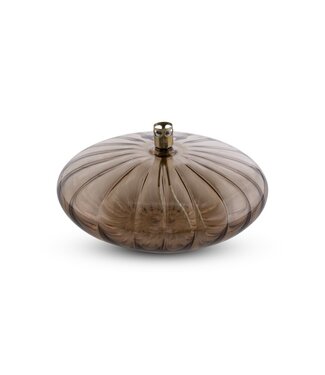 Disc elegant champagne brass L Ø18 x 9cm