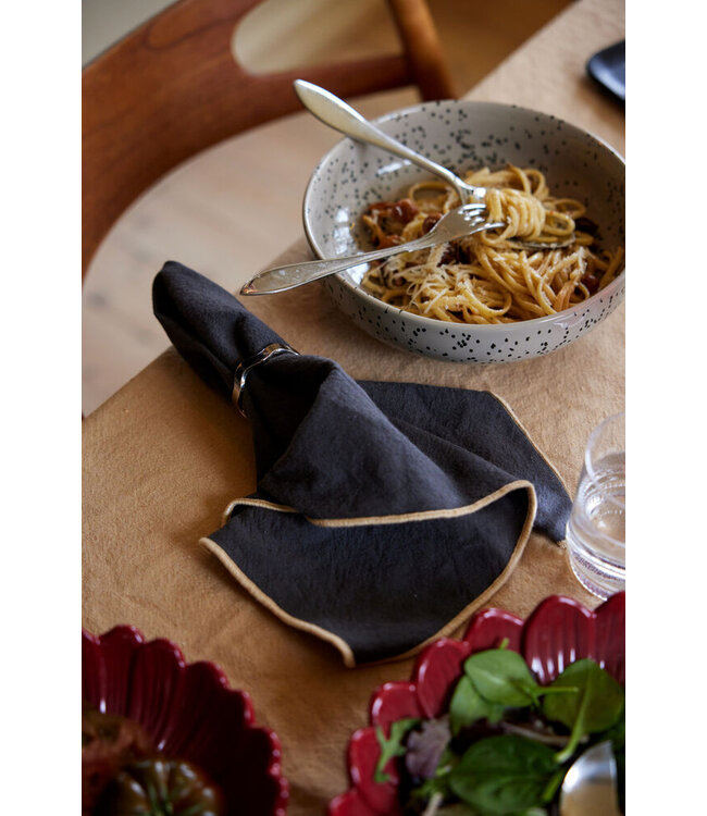 Servet Edith set van 2 grey