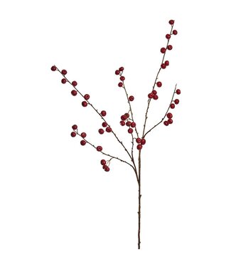 Large mini apple branch 125cm red