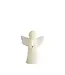 Uyuni Led-candle-Engel– oyster grey – 11×15,5 cm