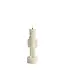 Uyuni Uyuni LED-kerstkaars Notenkraker – oyster grey – 6×16,5 cm