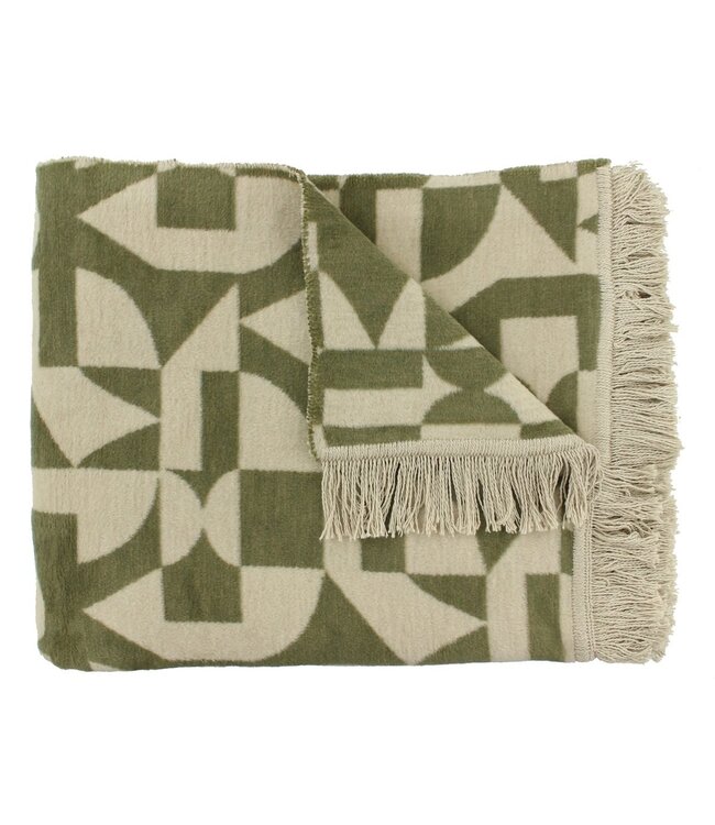 Claudi Plaid Lonata 150x200 cm Olive