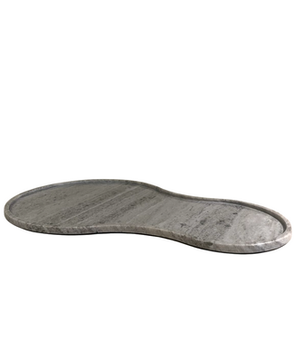 Tray brown marble (66 x 40 cm)