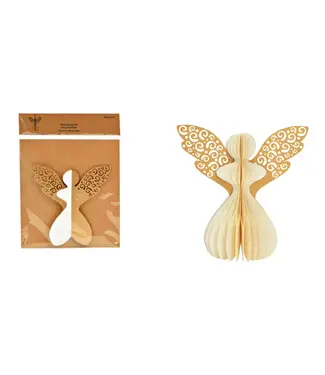 Hanger engel wit  (W/H/D) 14x14x8cm