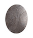 Wiktor Brown MDF round wallpanel swirl carved M