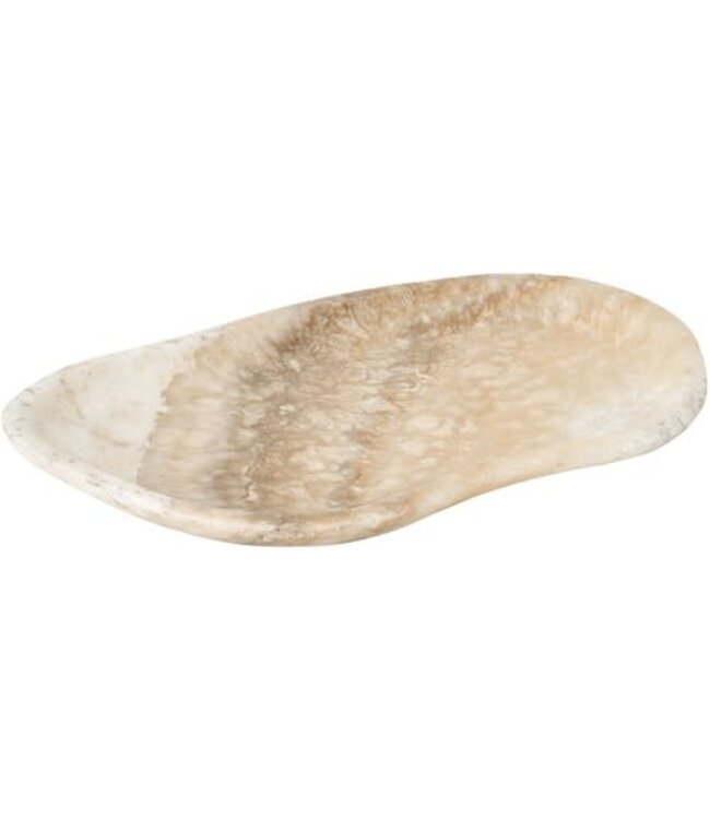 Schaal steen, 4x40x20 cm, onyx