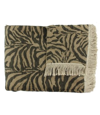 Claudi Plaid Zebby 150x200 cm Dark Taupe