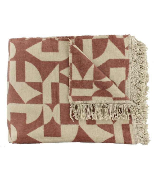 Claudi Plaid Lonata 150x200 cm Ash Rose