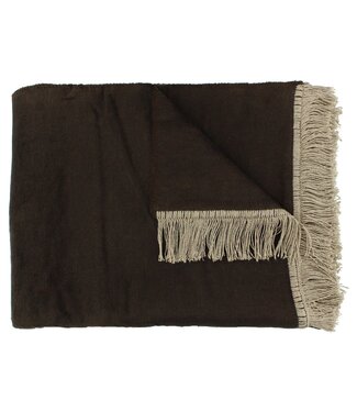 Claudi Plaid Paulos 150x200 cm Chocolate