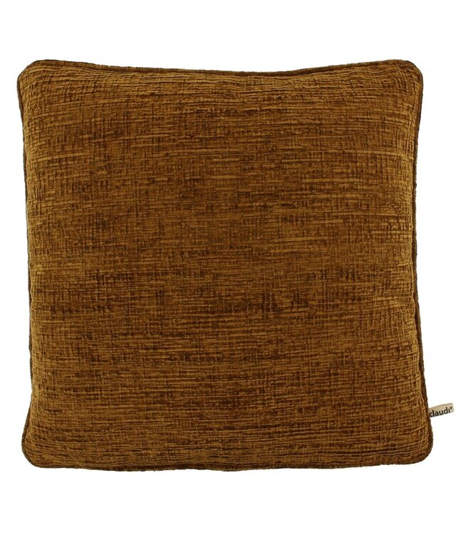 Claudi Shaggy 45x45 cm Camel + Piping