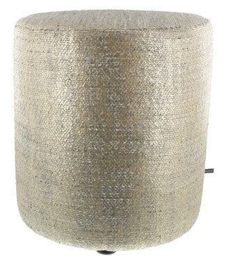 Claudi Small Pouf Ø42x48cm / Sandrina Gold
