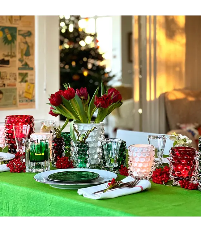 Skogsberg & Smart Skogsberg & Smart – Windlicht – Boule – Medium- Cardinal Red