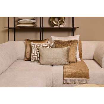 Kussenset chique gold/off white