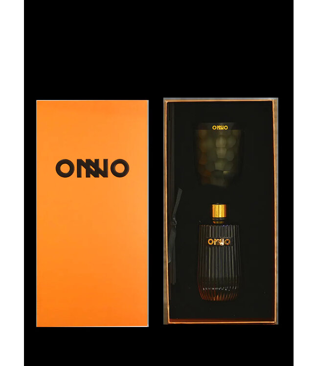 ONNO Cadeauset met Eternal geurkaars en Eclectic diffuser in Zanzibar, luxe giftbox