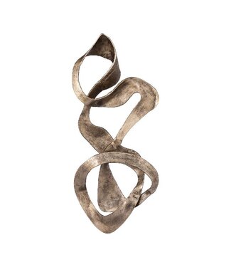 Neven Gold casted alu metal swirl wall panel S